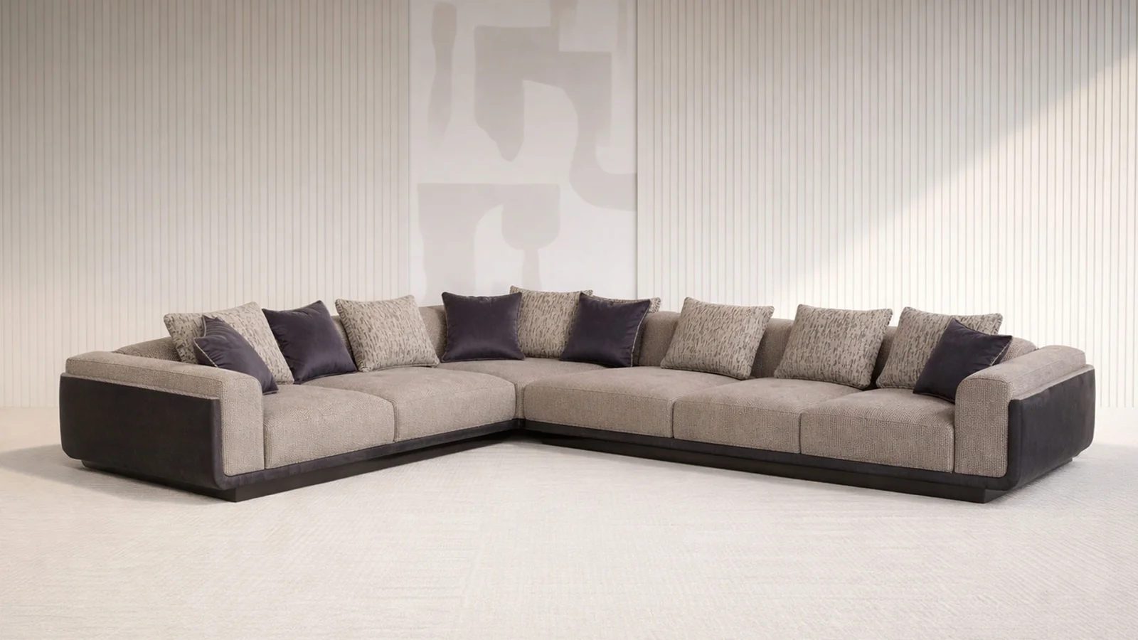 NANGARO - NOVA SET
(CORNER SOFA + ARMCHAIR) - NOVA L CORNER MODULE