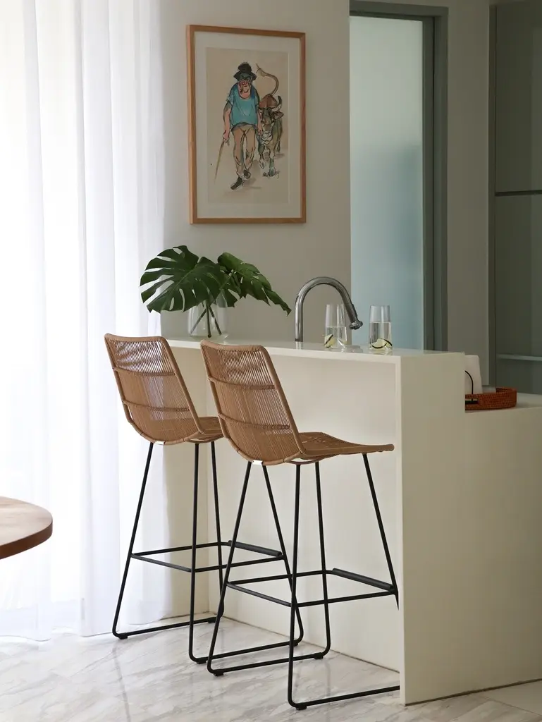 Tabouret de bar cosy