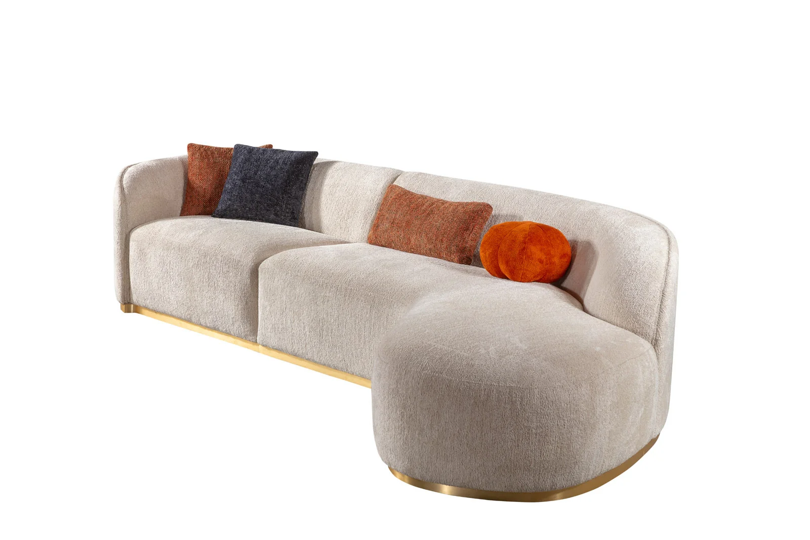 NANGARO - BOSS CORNER SET
(CORNER SOFA + JOSEPHINE + ARMCHAIR + OTTOMAN) - BOSS CORNER SOFA