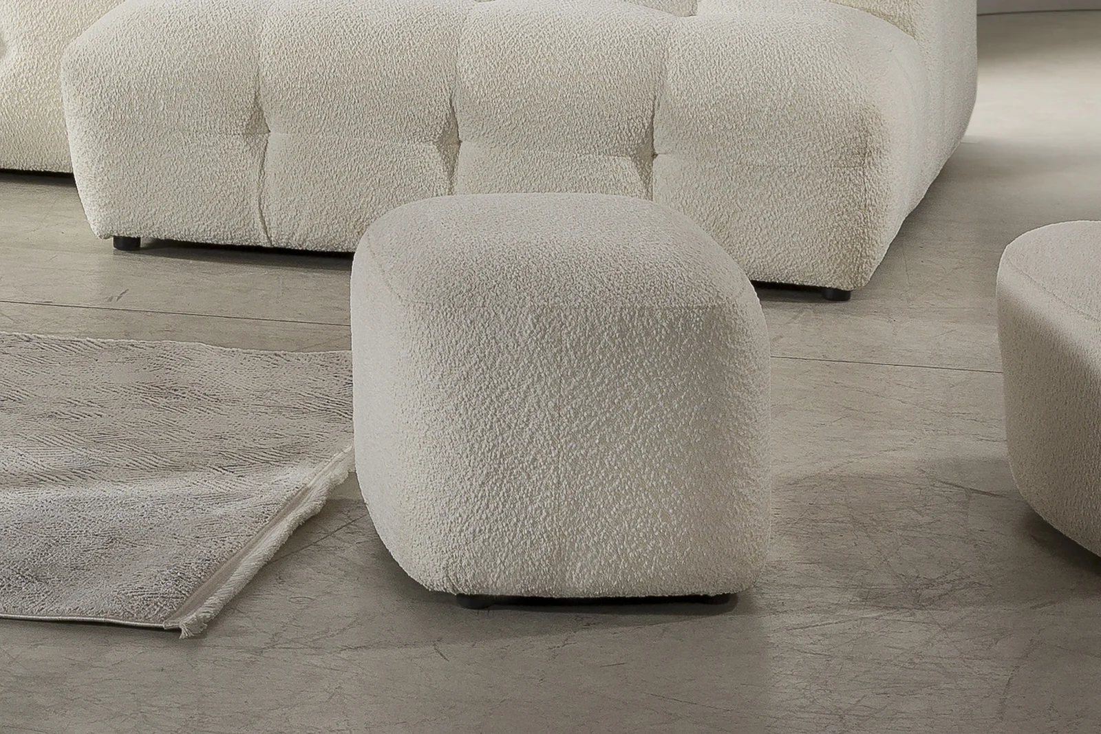 NANGARO - POLOXS SET
(CORNER SOFA + 4-SEATER + ARMCHAIR + OTTOMAN) - POLOXS OTTOMAN