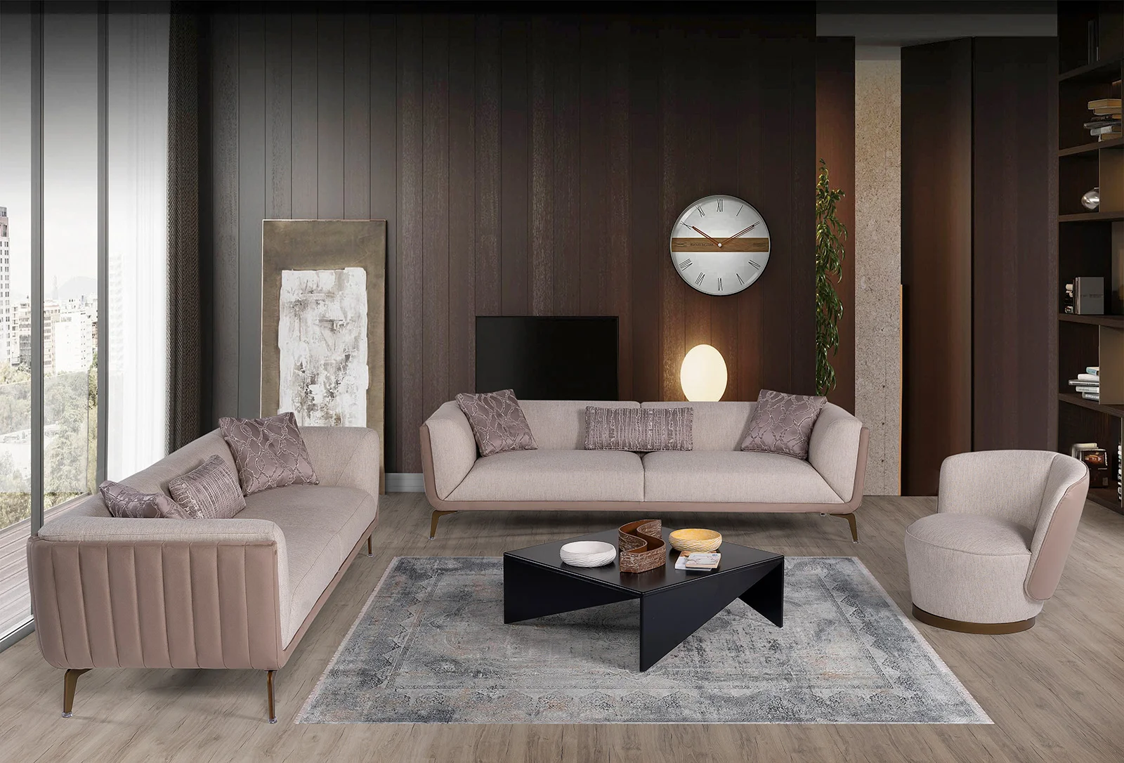 NANGARO - MEGA SET
(4+4+1) - MEGA 4-SEATER SOFA
