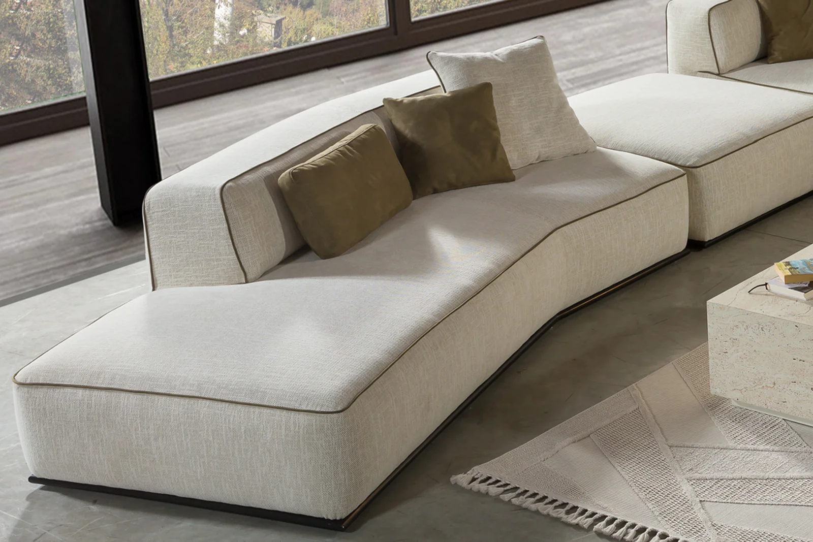 NANGARO - FLATT SET
(RELAXATION MODULE + LOUNGER + SOFA + OTTOMAN) - FLATT LOUNGE MODULE