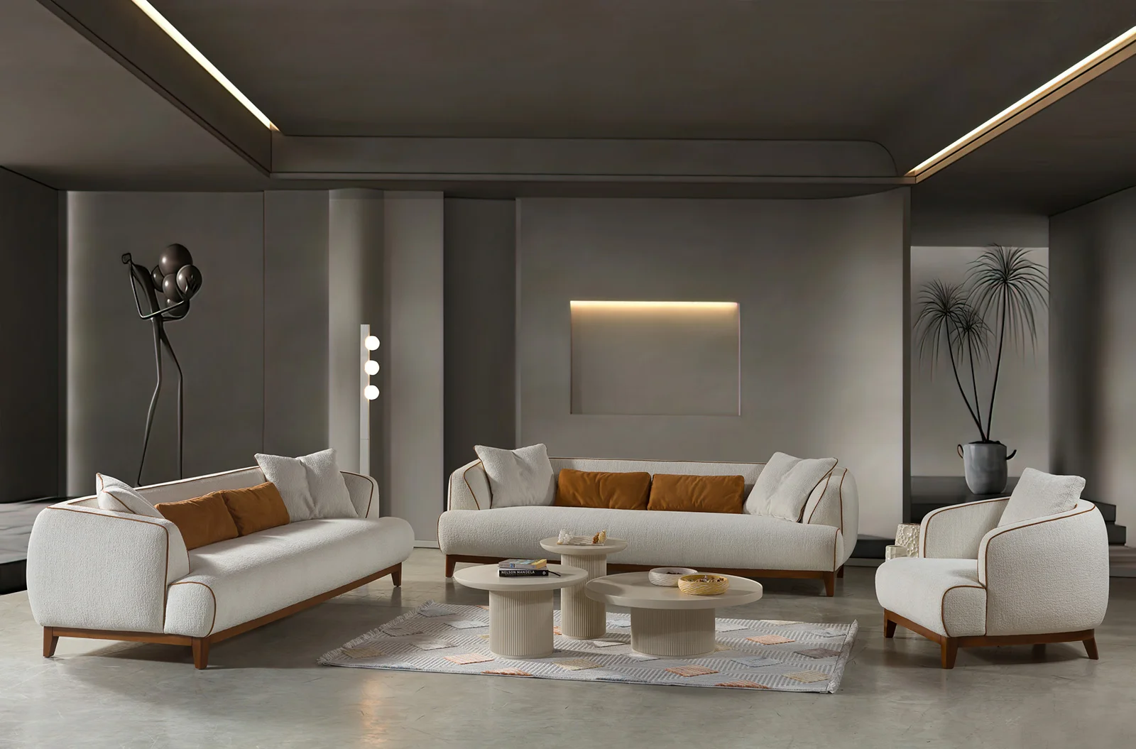 NANGARO - ESTA SET
(3-3-1) - ESTA 3-SEATER SOFA